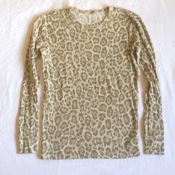 gap kids organic cotton leopard print long sleeve pajama set girls size 14 - Picture 5 of 8